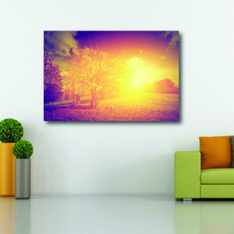 Πίνακας σε καμβά με Τοπία Φθινοπωρινό ηλιοβασίλεμα